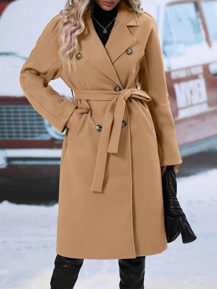 breasted Trench Coat For Women