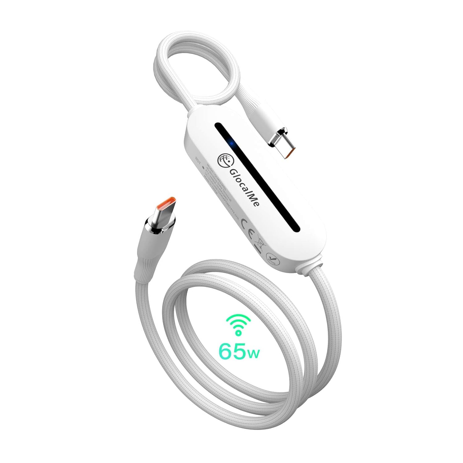 GlocalMe UniCord Charging Cable（1GB Data Plan）