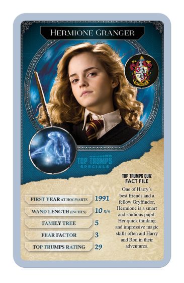 HP Top Trump Specials Card Game