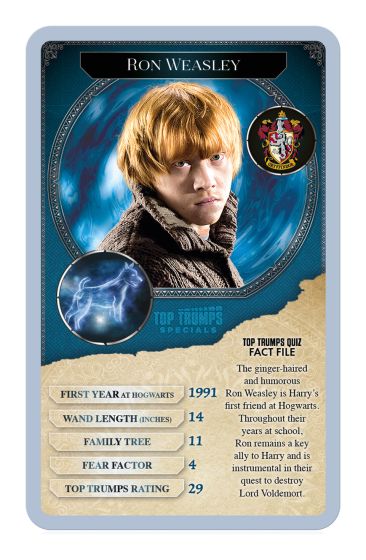 HP Top Trump Specials Card Game