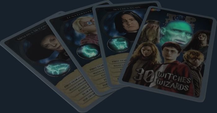 HP Top Trump Specials Card Game