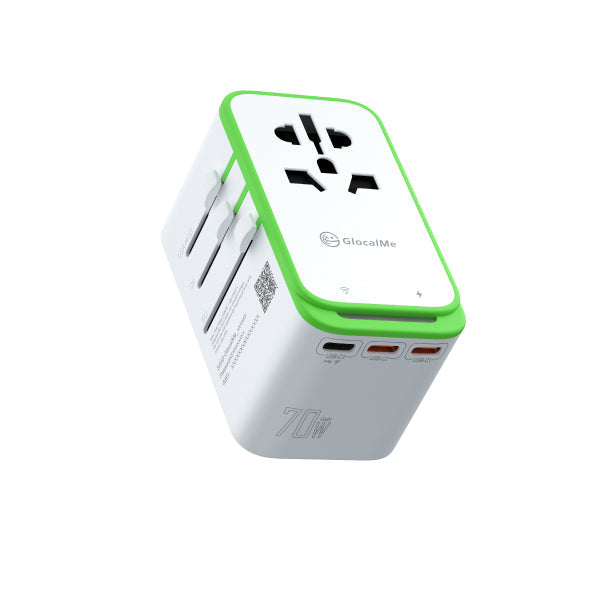 GlocalMe RoamPlug Power Adapter(1GB Data Plan)